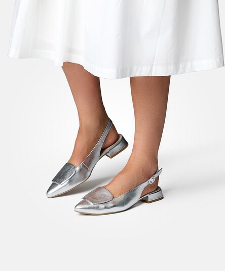 Sling-back wedges