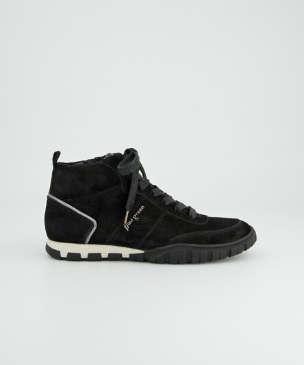 Hightop sneaker with removable footbed