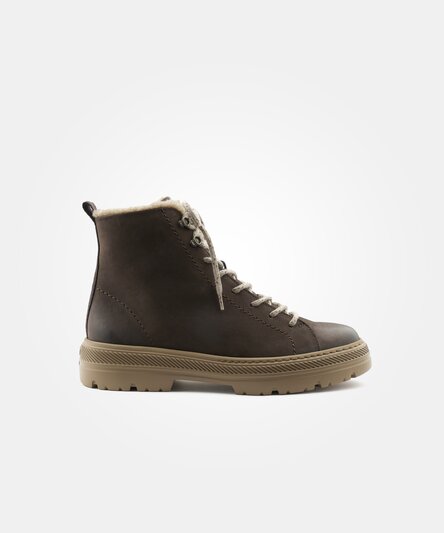 Schnürstiefelette mit Warmfutter