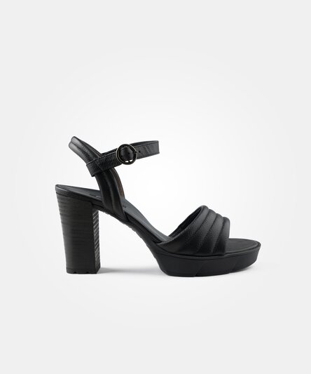 Paul Green 7928-003 Plateau high-heel sandals in black