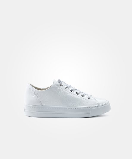Paul Green 4081-013 SUPER SOFT sneaker in RELAXED WIDTHES in white