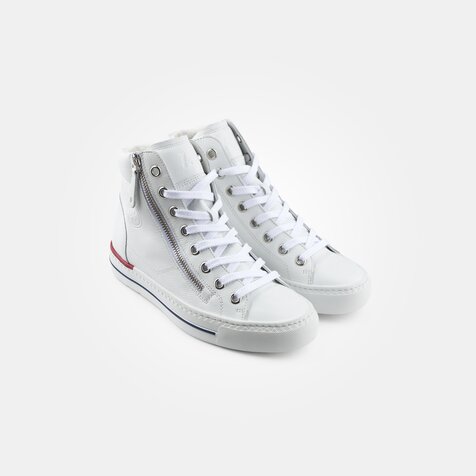 Paul Green 4024-243 SUPER SOFT hightop-sneaker in white