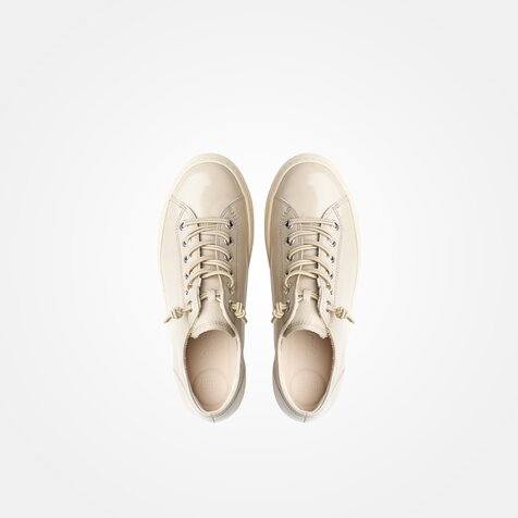 Paul Green 4081-223 SUPER SOFT sneaker in RELAXED WIDTHES in beige