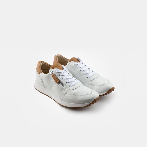 Paul Green 4085-043 SUPER SOFT sneaker in RELAXED WIDTH in white