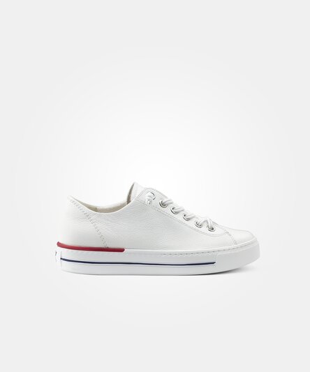 Paul Green 4081-303 SUPER SOFT sneaker in RELAXED WIDTHES in white
