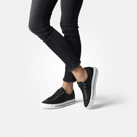 Paul Green 4704-223 SUPER SOFT sneaker in black