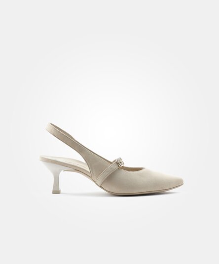Sling-back wedges