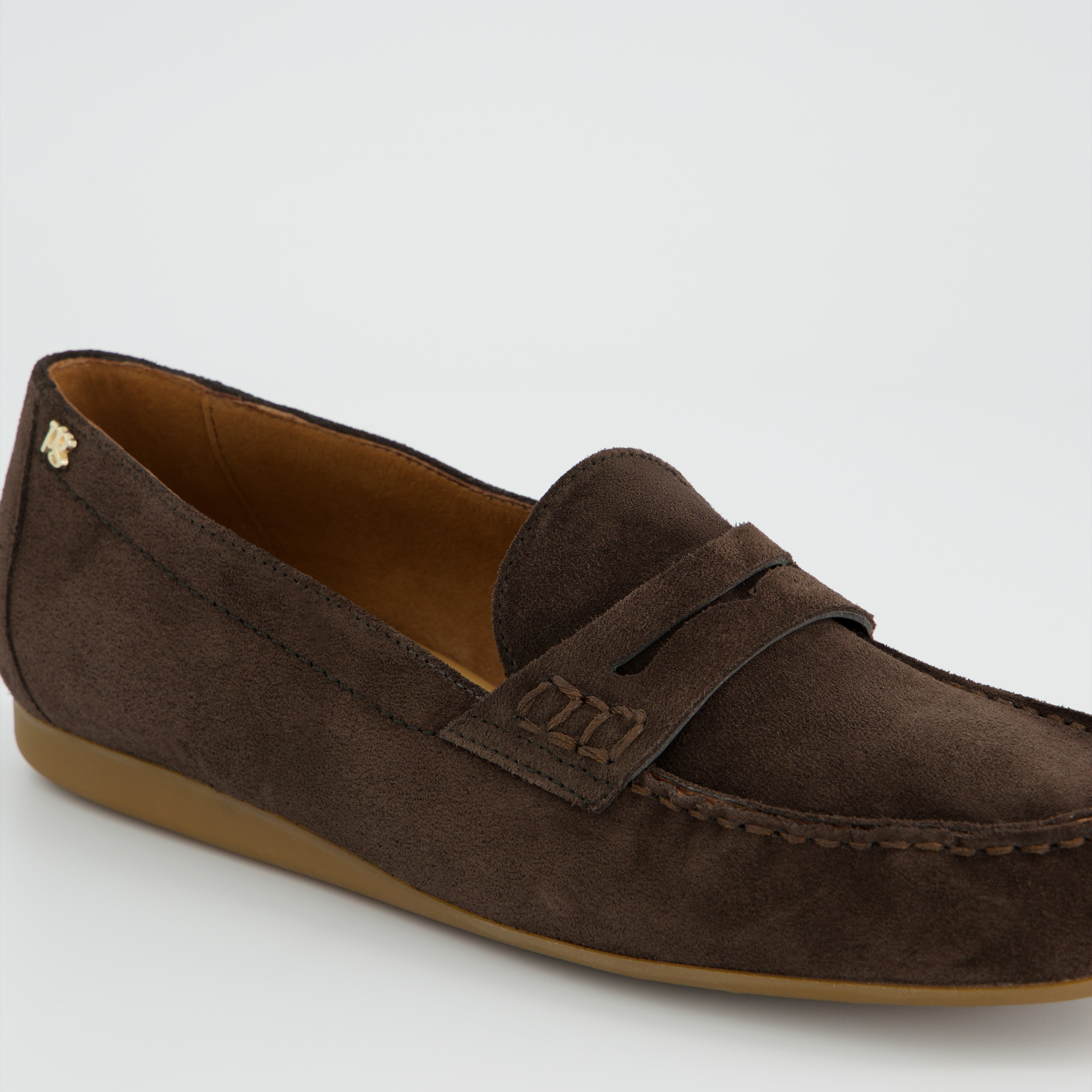 Stilvolle Slipper Damen Braun Ebenbild