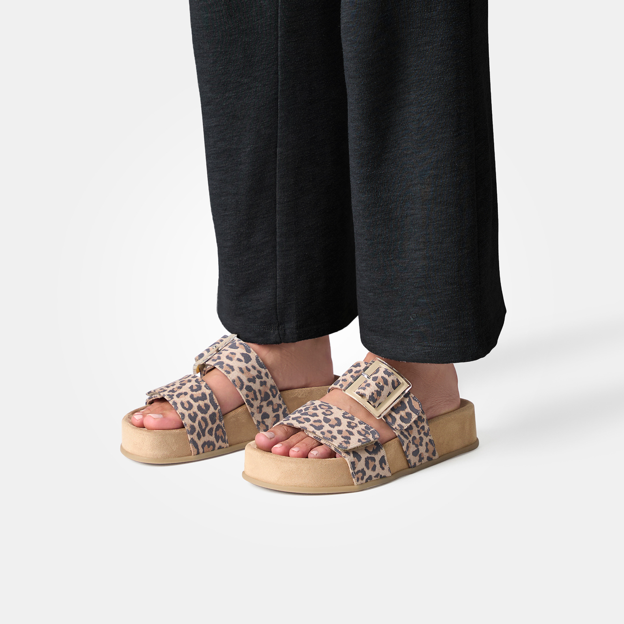 Mules, in a leopard print - Paul Green