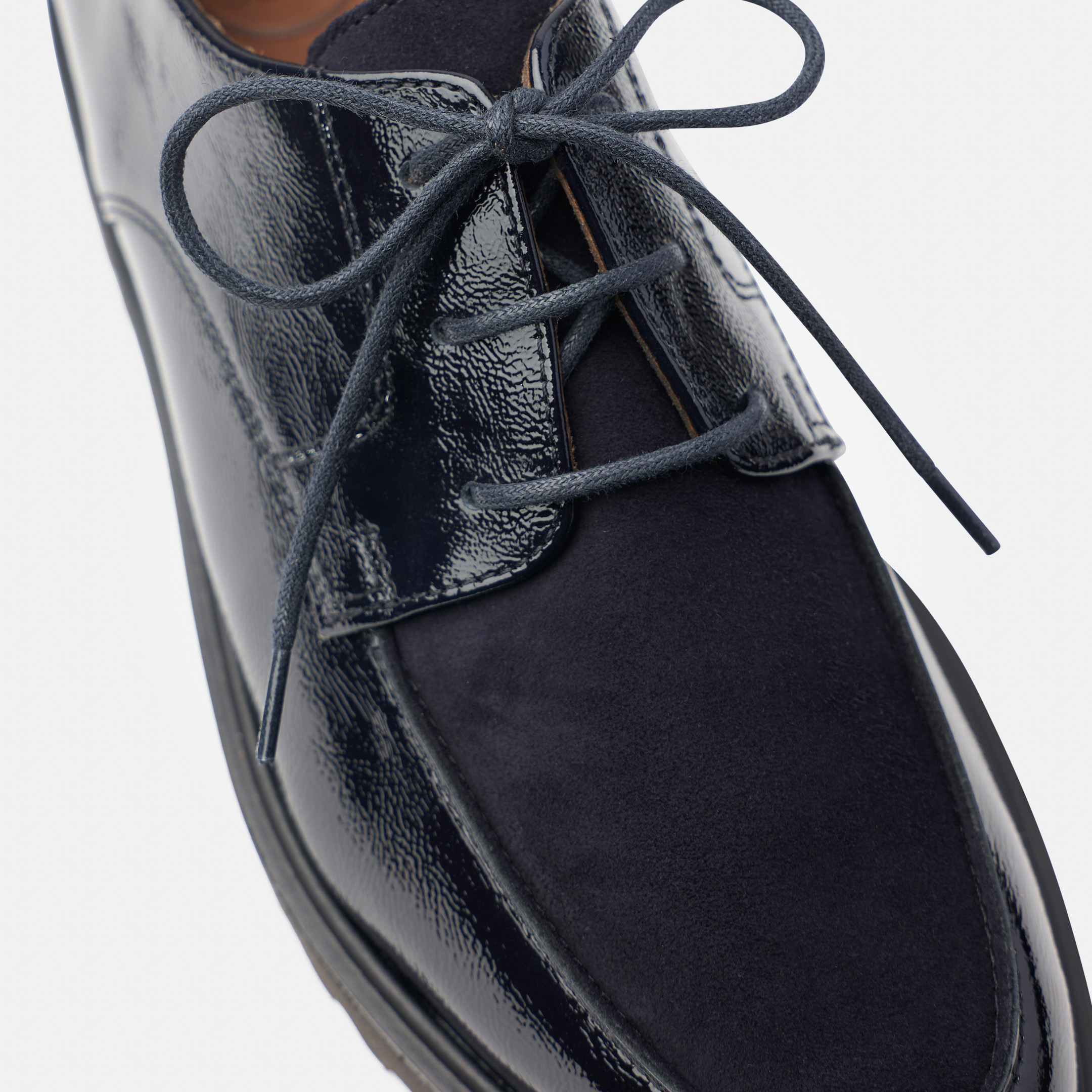Lace-ups in blue leather - Paul Green