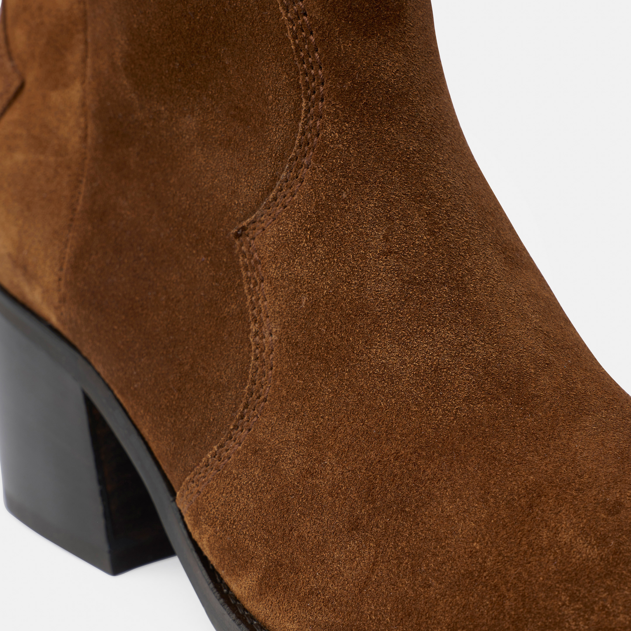 Women’s Paul Green Rust colored Leather Zip Ankle Boots Boots with warm lining, in brown - Paul Green main image 4