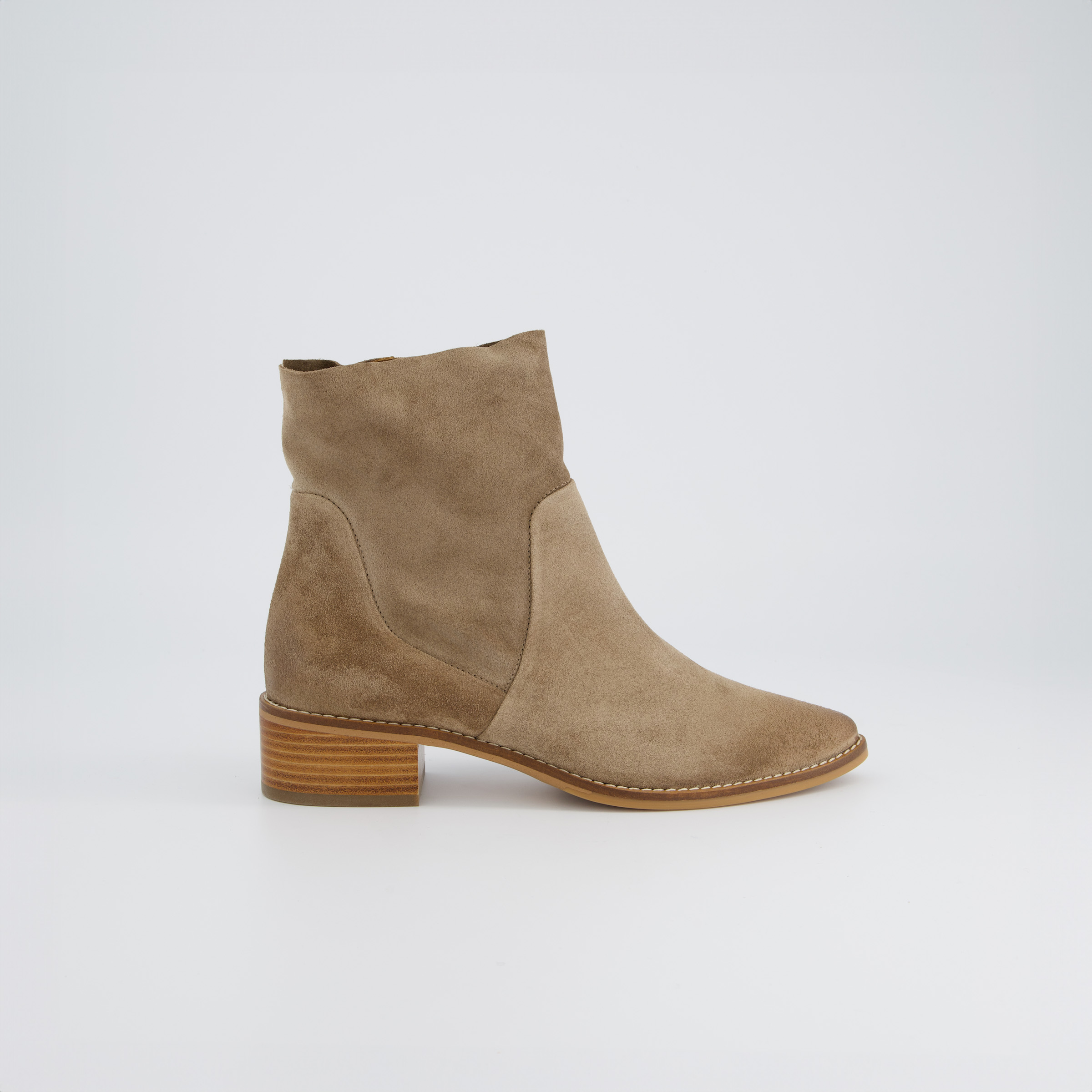 Paul Green Stiefeletten Veloursleder Paul Green Stiefel Braun